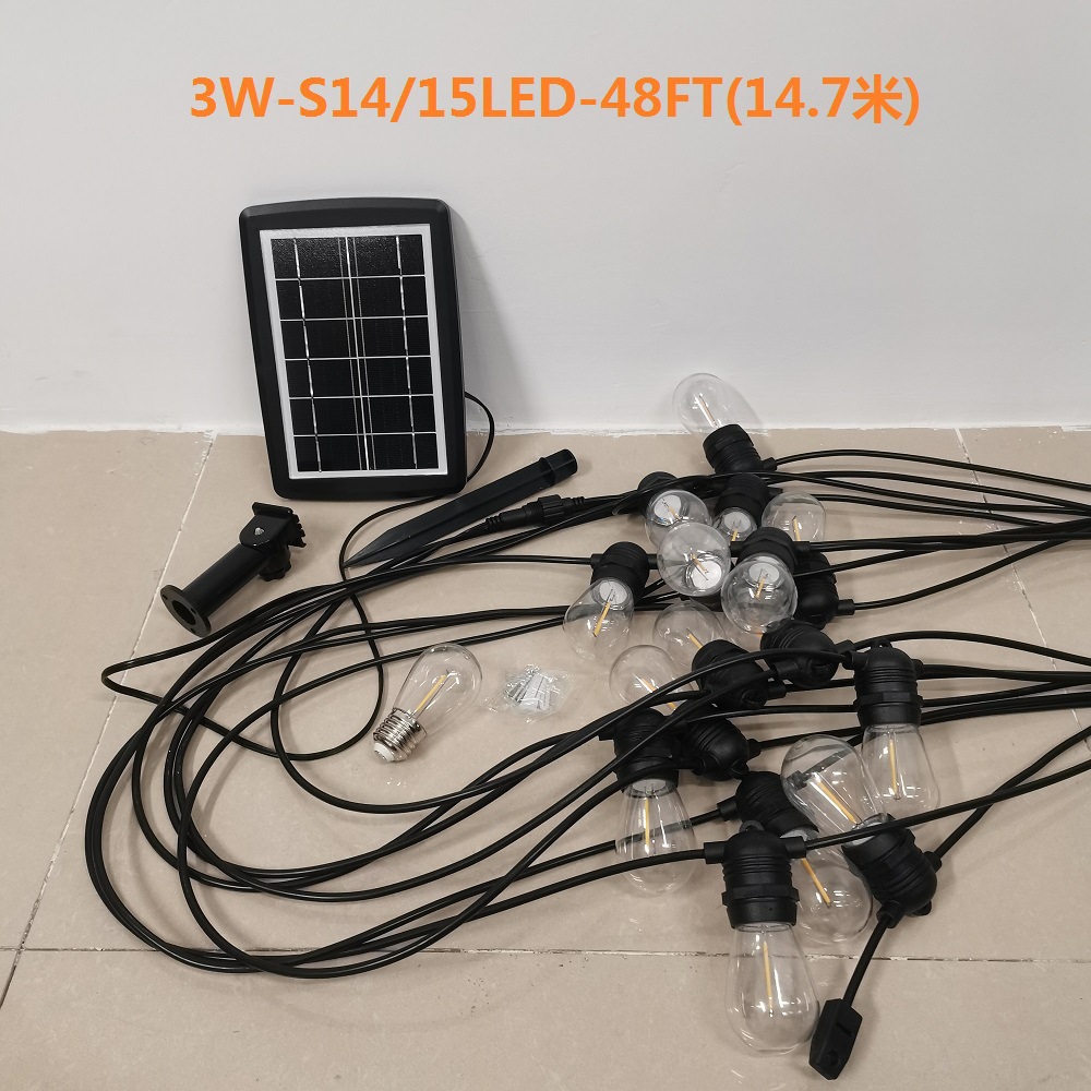太阳能3W-15LED灯串