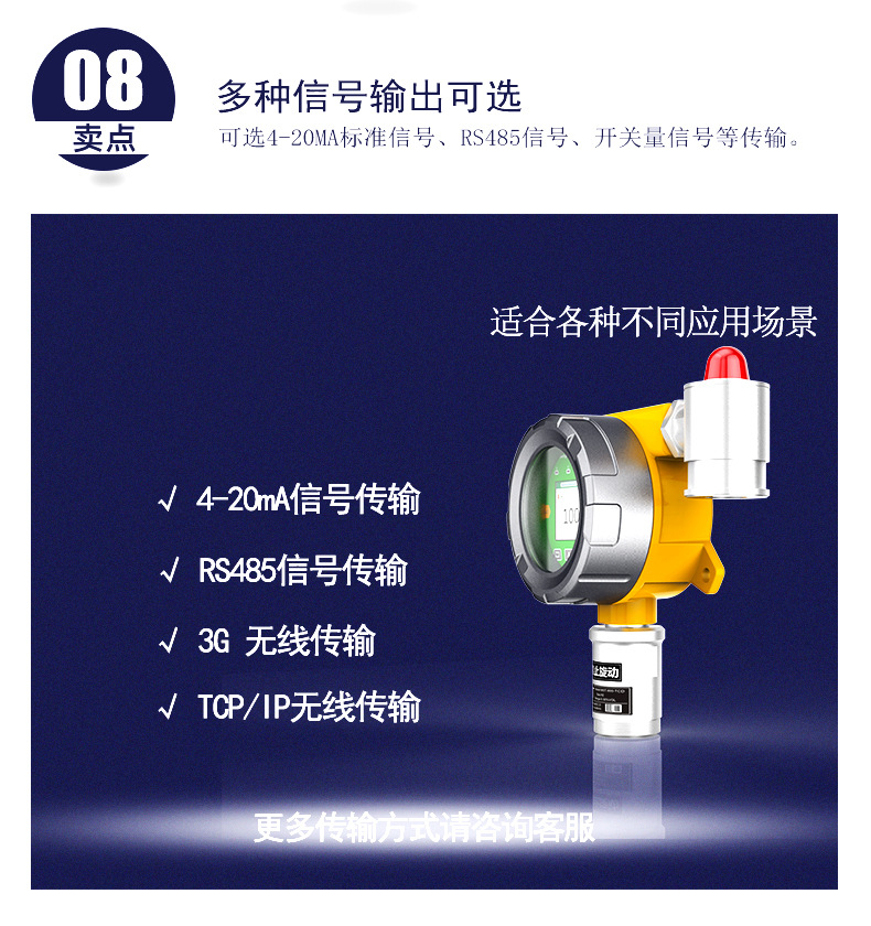 氧气氨气氯气四合一气体检测仪 二氧化碳硫化氢